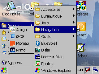 Menu Outils